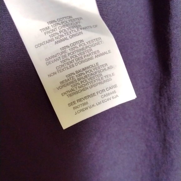 JCrew Pleat- Front Blouse Size XL Navy Blue New - Picture 8 of 10